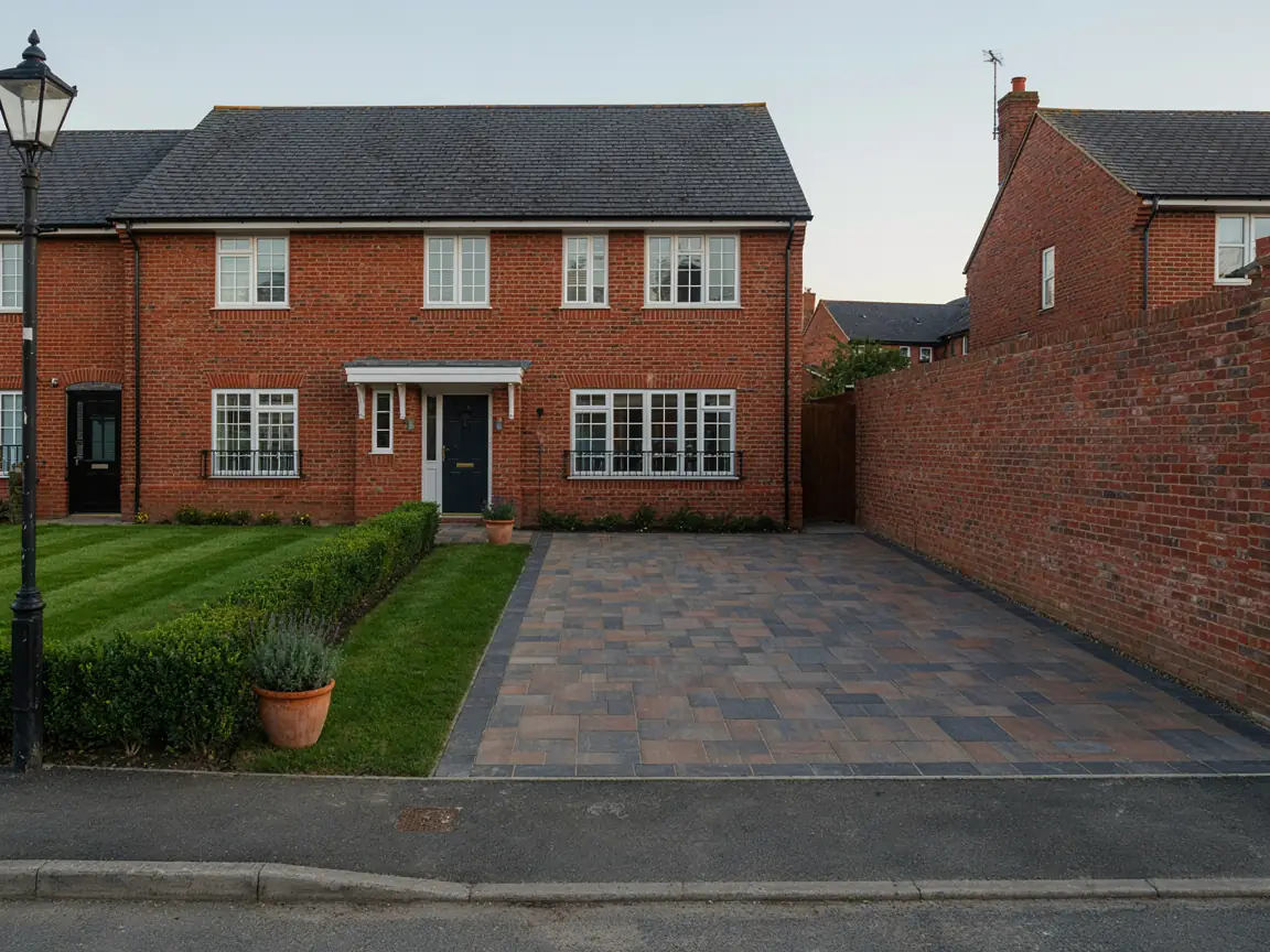 Block paved driveway in Accrington