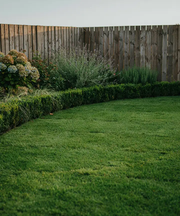 New lawn and edging in Chorley